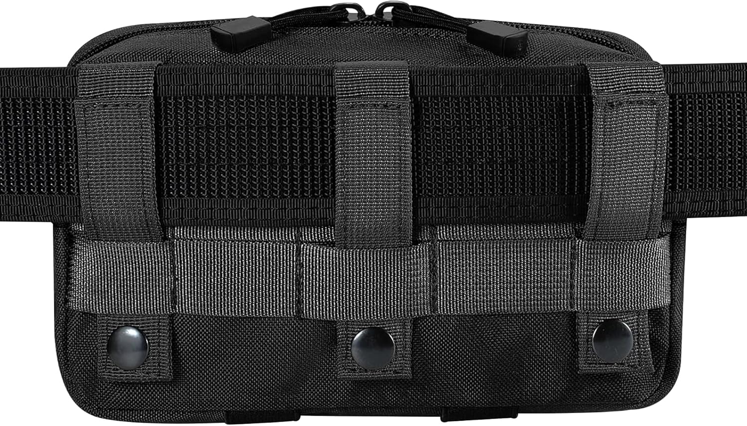 Skiennix Tactical Molle Admin Pouch - Multi-Purpose Tool Bag with US Flag Patch & Keychain