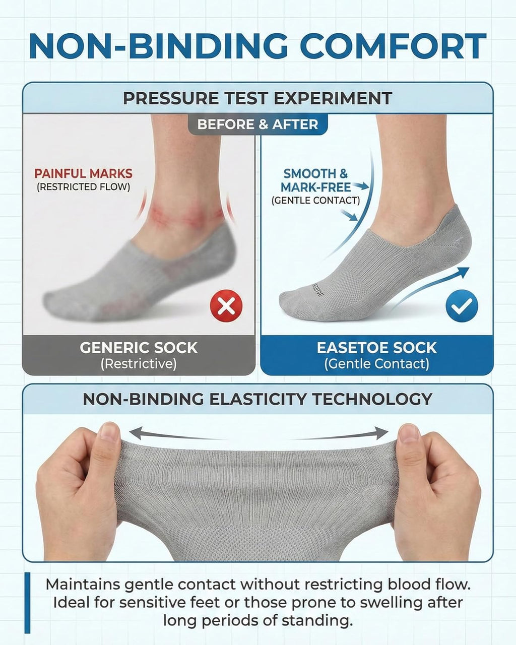 Skiennix No Show Socks for Women - 77% Cotton Non-Slip Invisible Low Cut Liners | 4/8 Pairs