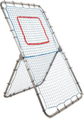 Champion Sports Pitchback Net & Rebounder - Multi-Sport Training Screen with Strike Zone Target