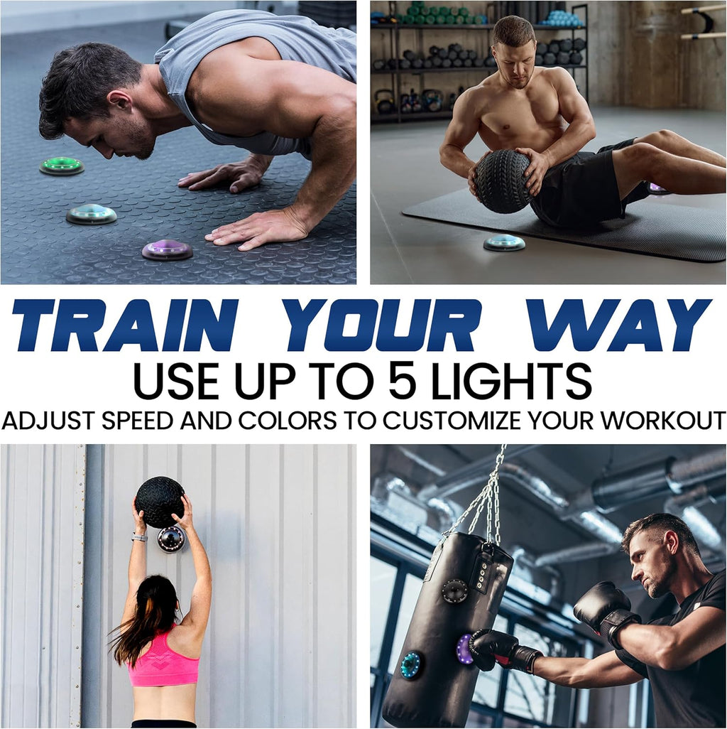 Reflexx RLT 2.0 - Agility Training Lights for Enhanced Reaction Time - Perfect for Sports & Coordination