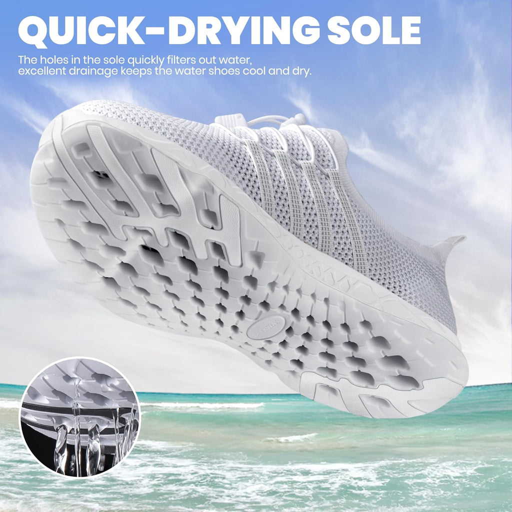 SEEKWAY Water Shoes - Quick Dry Aqua Footwear for Men & Women | Ideal for Beach, Surf & Pool Sports