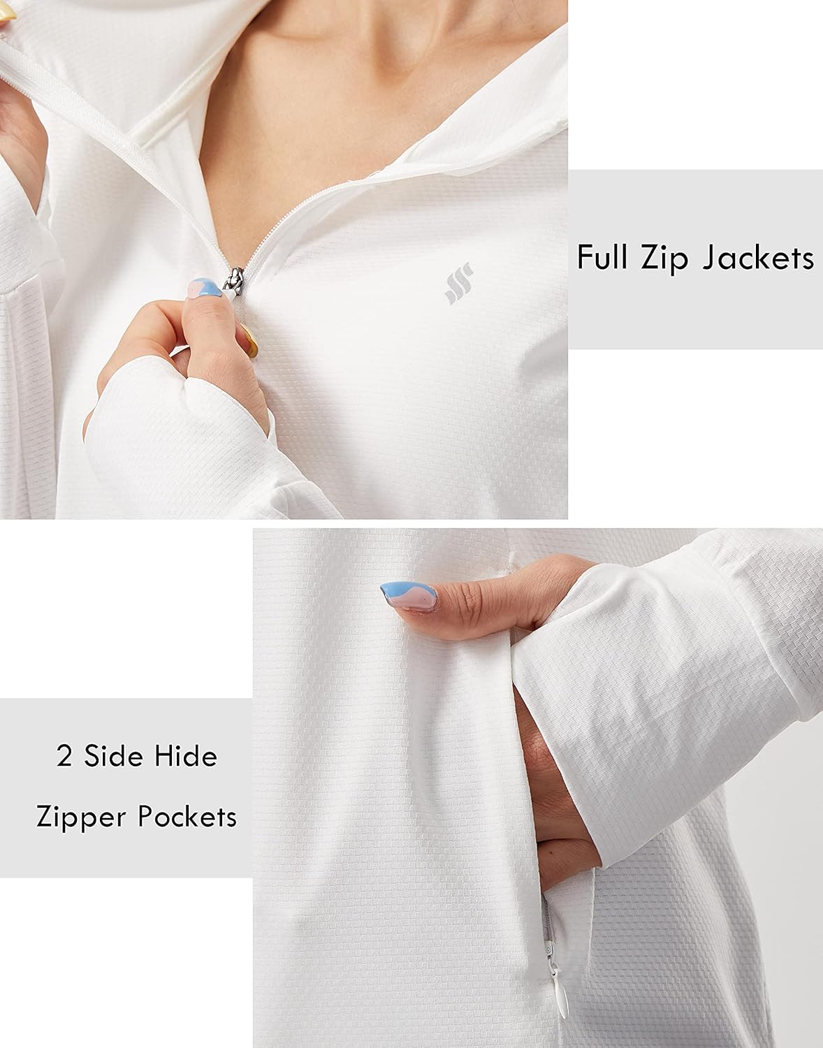 Soothfeel Women's Sun Protection Hoodie Jacket - Lightweight UPF 50+ Long Sleeve with Pocket | Ideal for Hiking