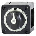 Blue Sea Systems 3-Position Mini Battery Switch - Durable Black Design | Model 6008200 m-Series