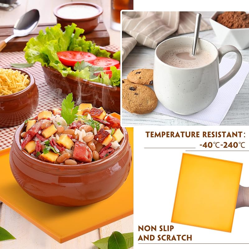 Orange Silicone Dehydrator Mats Pack – 8 Sheets with Edges, 10 Mesh Mats & 1 Scraper