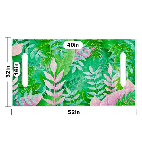 ENYORSE Golf Cart Seat Covers, Tropical Floral Seat Towel Blanket, Soft Breathable Microfiber, Keeps Seats Cool & Comfortable, 51”x31”, Fits 2 & 4 Passenger EZGO, Yamaha,Club Car Carts, Pink Leaves