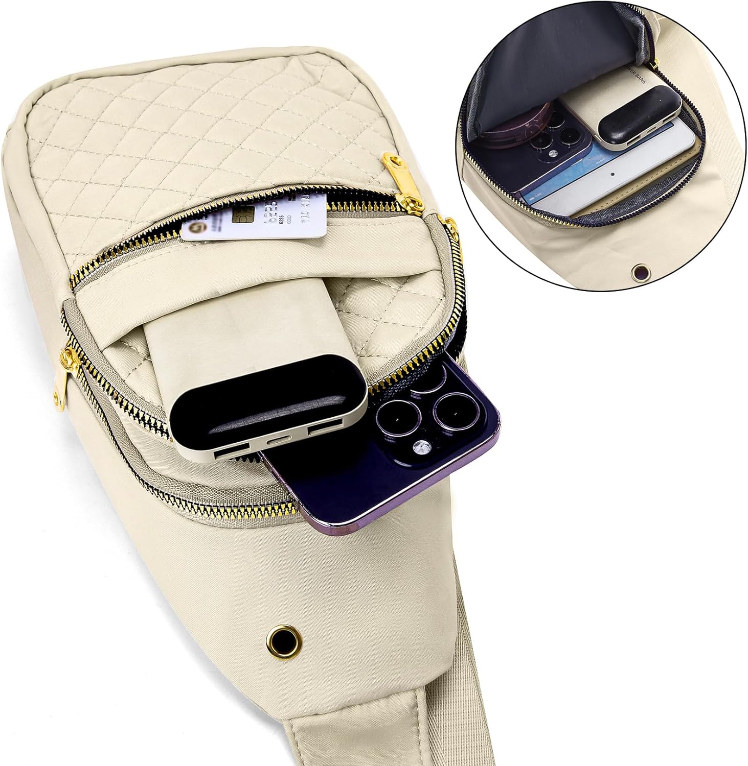 Skiennix Small Sling Bag - Casual Crossbody Backpack for Women & Men | Compact & Stylish Design