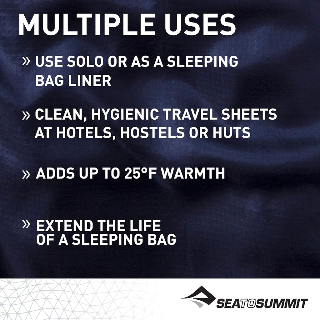 Sea to Summit Thermolite Reactor Extreme Sleeping Bag Liner - Red | 90 x 210 cm for Ultimate Warmth