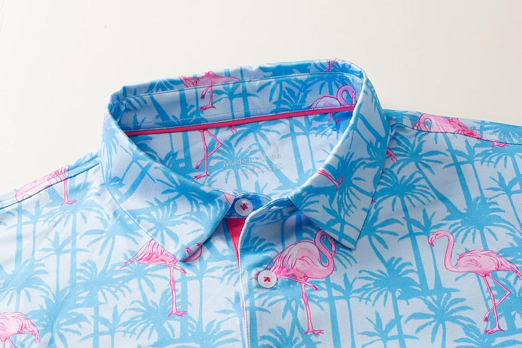 Skiennix Men's Golf Shirt - Quick Dry Moisture-Wicking Casual Polo | Stylish Short Sleeve Design