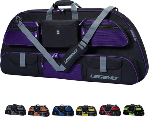 LEGEND Apollo Soft Bow Case - Lightweight Compound Bow Bag with Foam Padding & Storage | Fits 40" & 44" Bows