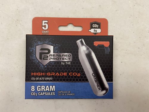 P2P High-Grade 8-Gram CO2 Cartridges for Pepper Round Air Guns, Pack of 5
