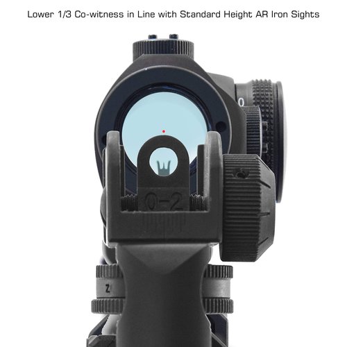 UTG Super Slim T1 Mount, Lower 1/3 Co-Witness, Black (MT-T113C)