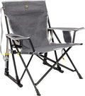 GCI Outdoor Kickback Rocker - Comfortable Outdoor Rocking Chair with Beverage Holder | Portable Design
