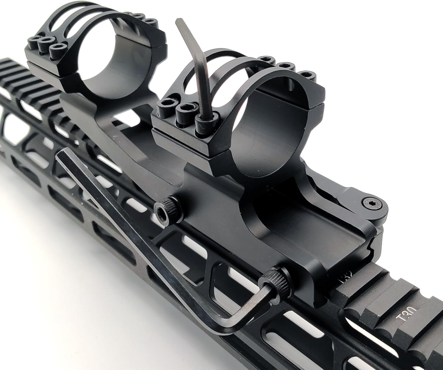 Skiennix Cantilever Scope Mount - 1 Inch/30mm Picatinny Weaver Rings with Quick Release