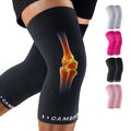CAMBIVO Knee Brace for Women and Men (2 Pack), Ultra-Thin Lightweight Knee Compression Sleeve (Black, Large)