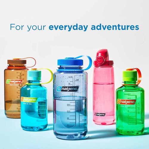 Nalgene Sustain 16 OZ BPA-Free Water Bottle - Eco-Friendly Design with 50% Recycled Plastic - Avocado