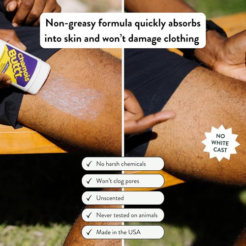 Chamois Butt'r Anti-Chafe Stick - Solid Formula for Comfort | 2.25 Ounce, Clear