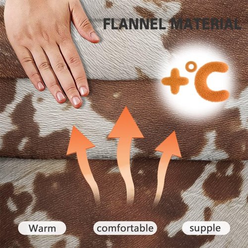Xpyeesfuen Cow Print Golf Cart Seat Covers,Golf Cart Towel/Blanket,Easy Install and Clean,Protect Your Seat and Suitable for All Seasons