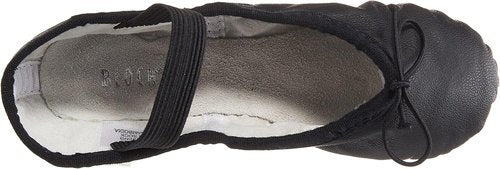 Bloch Girls Dansoft Full Sole Leather Ballet Slippers - Comfortable Dance Shoes for Young Dancers