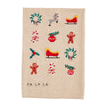 Mud Pie Embrioiderd Christmas Towel, Icons, 14" x 21"