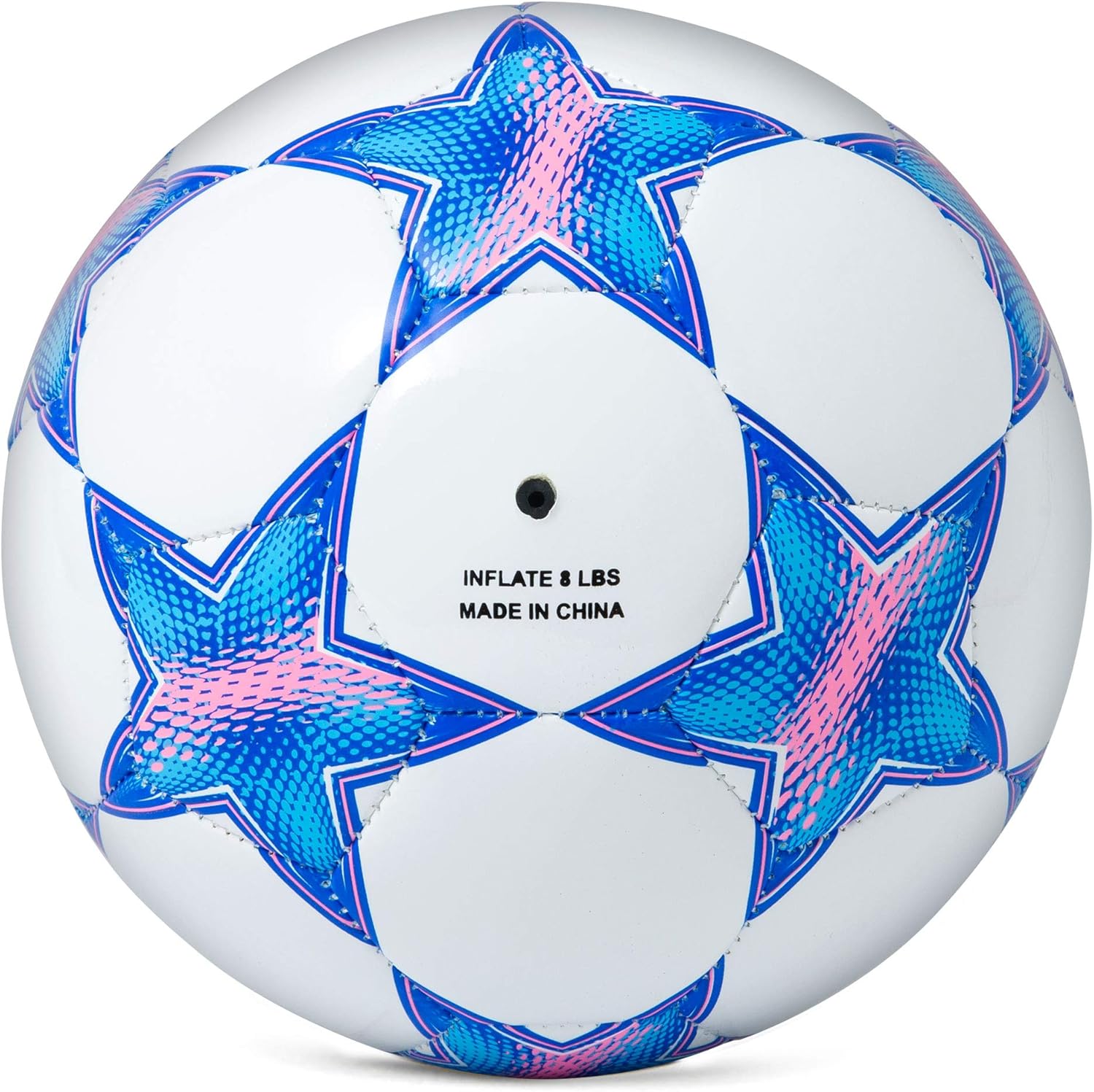 Star Pattern Soccer Balls by [Brand Name] - Official Sizes 1.5, 3, 4, & 5 for Kids & Adults