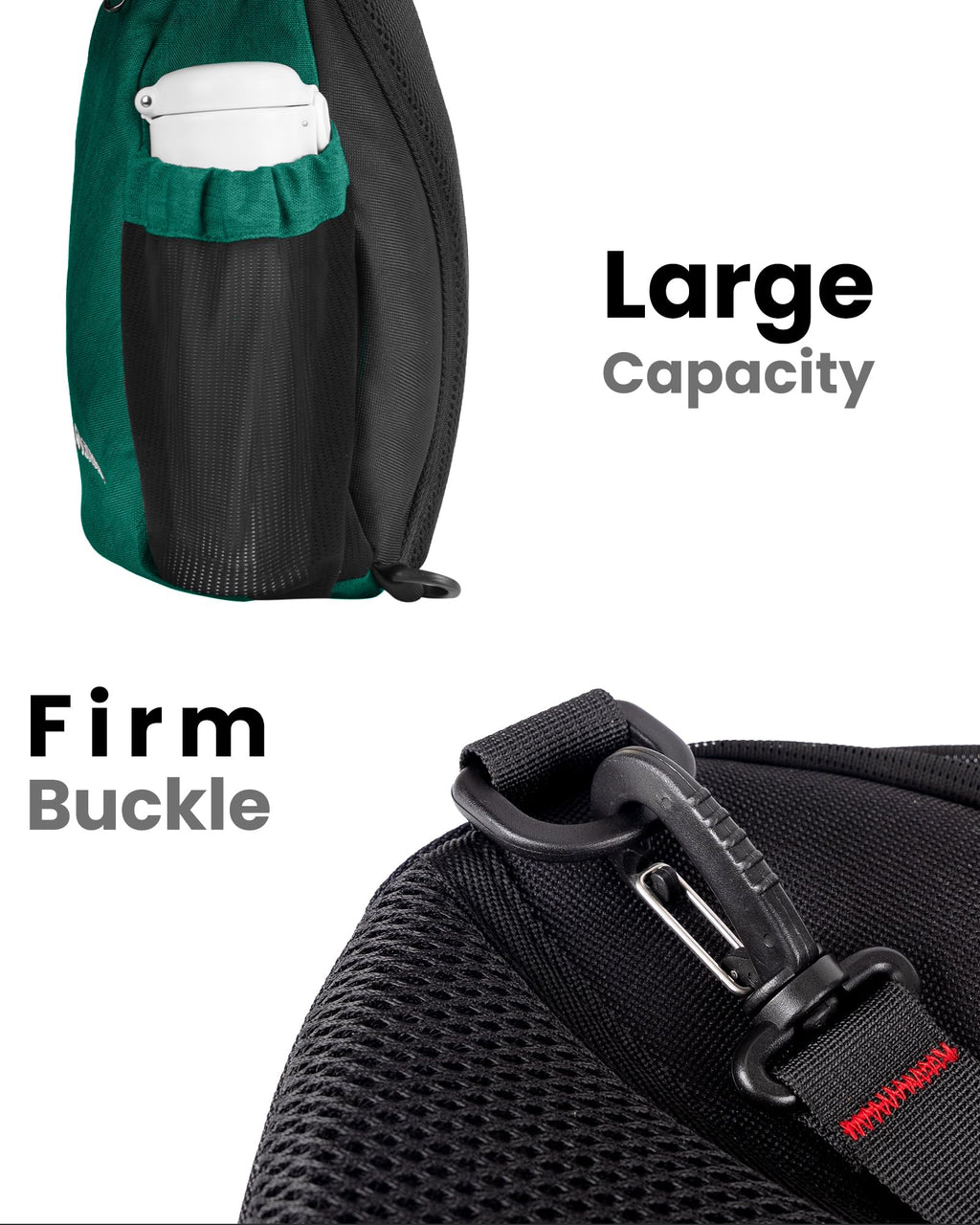 OutdoorMaster Sling Bag, Hiking Daypack, Crossbody Shoulder Chest Urban Outdoor Travel Backpack for Women & Men