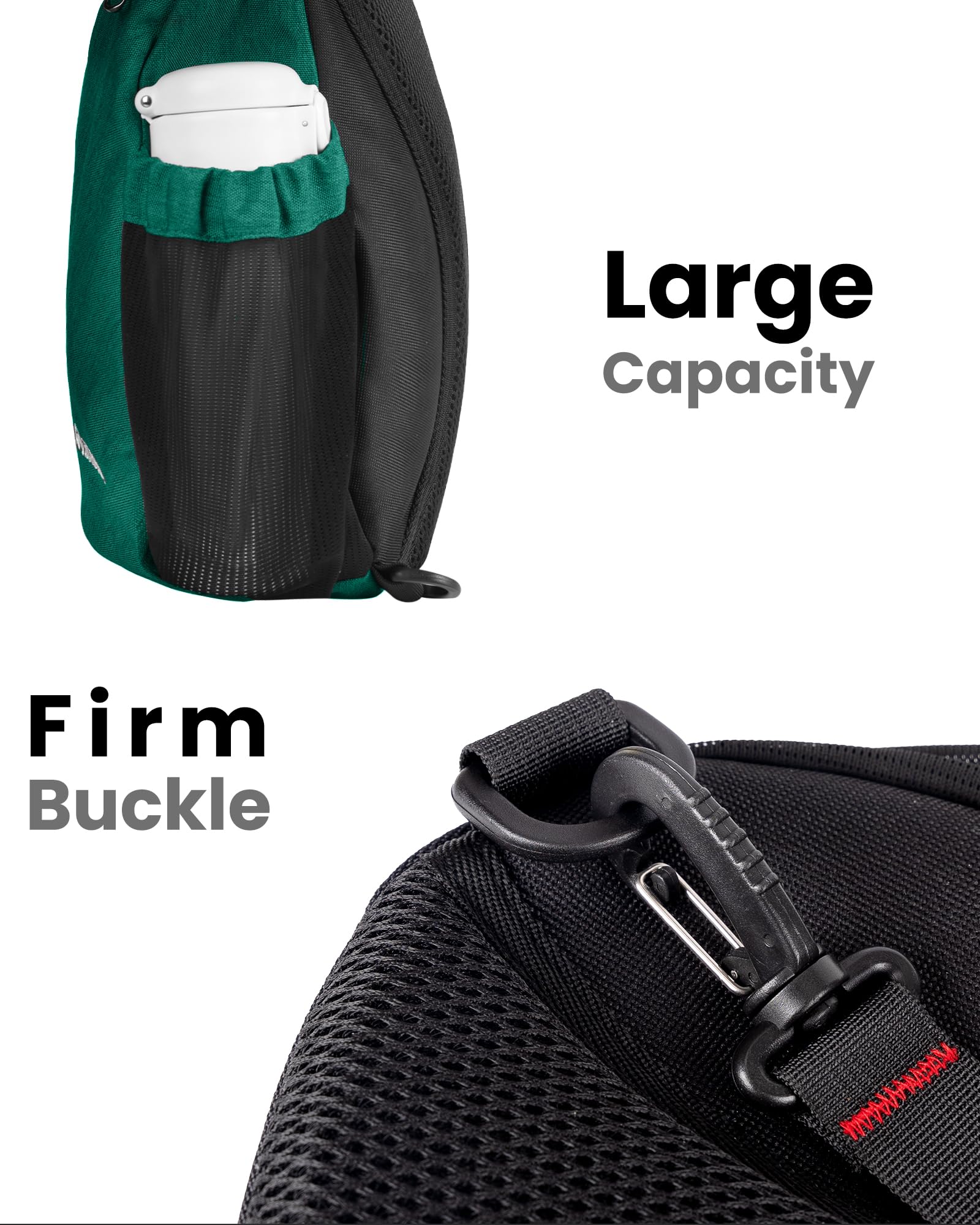 OutdoorMaster Sling Bag, Hiking Daypack, Crossbody Shoulder Chest Urban Outdoor Travel Backpack for Women & Men