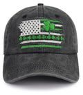 St Patricks Day Decorations Hats for Women Men, Funny American Flag Baseball Cap, Irish Gifts for Women Mom Dad Grandma Grandpa Friends Black