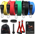 Bob And Brad Resistance Bands Set - Stackable Up to 150 lbs with Handles, Door Anchor & Ankle Straps for Home Gym Fitness