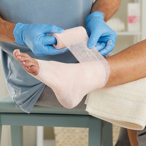 McKesson Unna Boot with Zinc Oxide and Calamine, Non-Sterile, 4 in x 10 yd, 1 Roll