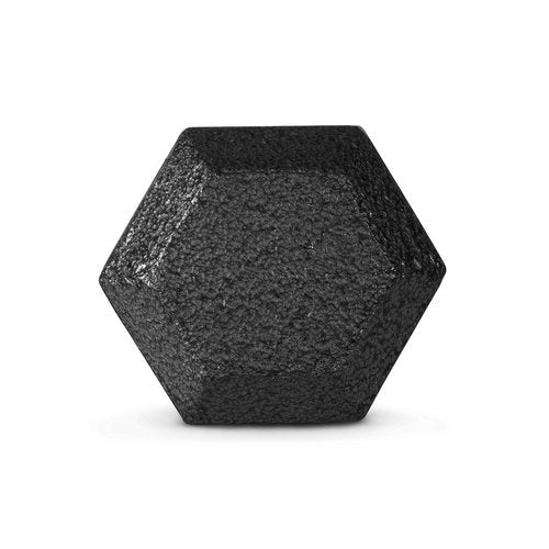 CAP Barbell Cast Iron Hex Dumbbell, Black, Single, 20 lb