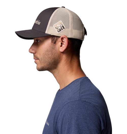 Columbia Unisex Mesh Snap Back, Shark/Dark Stone, One Size