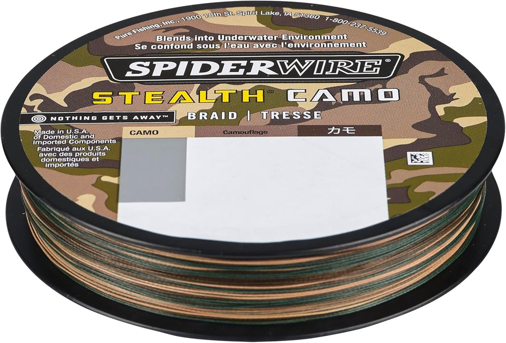 SpiderWire Stealth Braid Fishing Line - Durable, High Sensitivity, 30lb Test | 150 Yards