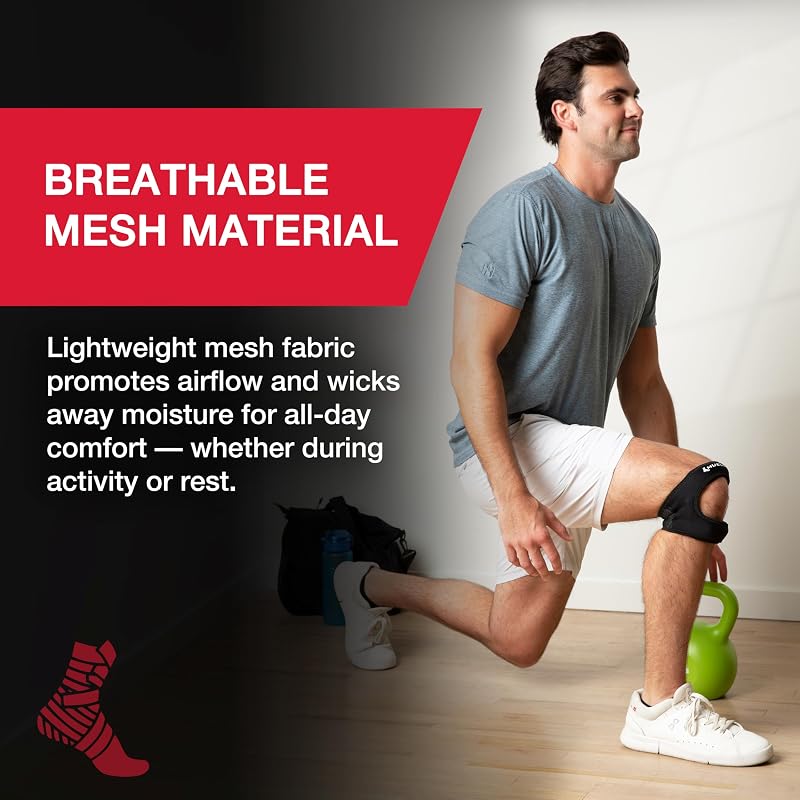 Mueller Adjustable Max Knee Strap for Patellar Tendonitis & Runner's Knee - One Size