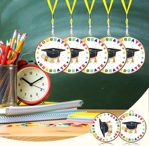Metal Preschool Graduation Medal - Engravable Award with Neck Ribbon | Commemorative Keepsake for Kids