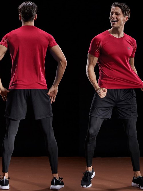 NELEUS Men's Dry Fit Athletic Shirts - Breathable Mesh for Ultimate Comfort | Various Sizes Available