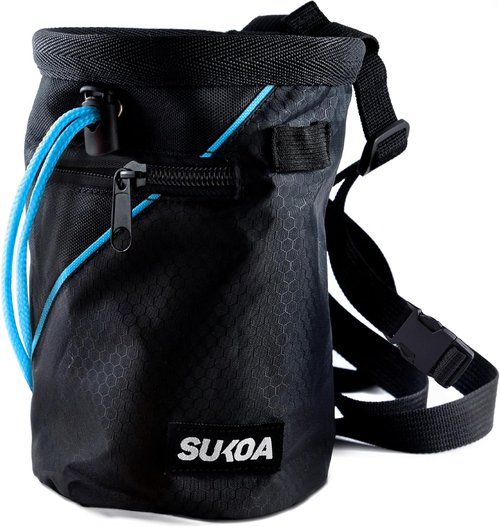 Chalk Bag for Rock Climbing by [Brand Name] - Quick-Clip Belt & Large Pockets | Ideal for Gym, Bouldering & Disc Golf
