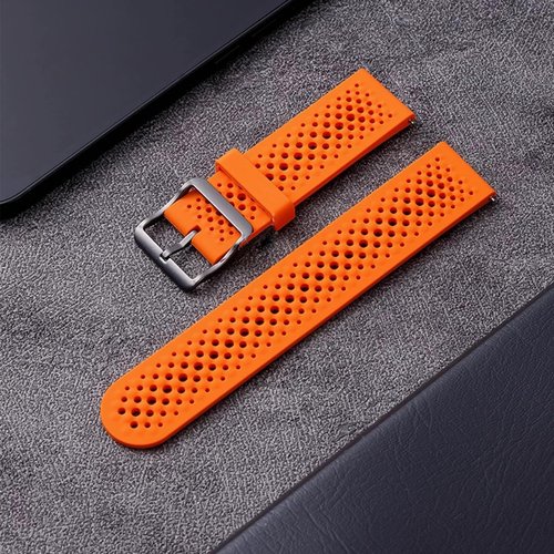 Lamshaw Compatible for AT&T AmiGo Jr Watch Bands, Sport Desgined Silicone band with Metal Buckl Compatible for amiGo Jr Watch (Orange)