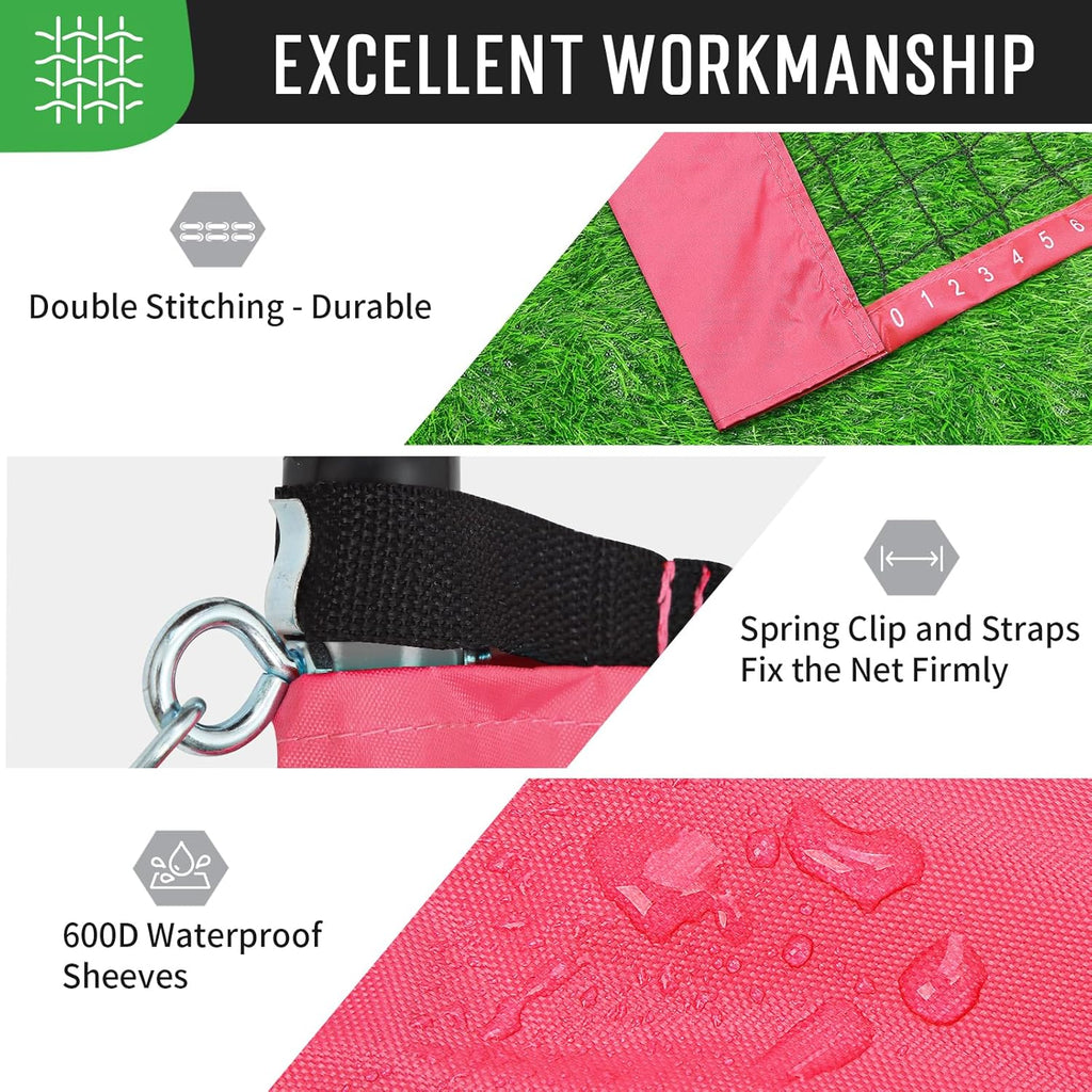 Outdoor Badminton Net Set - 20x3ft Anti-Sag Net, 4 Aluminum Rackets & 3 Shuttlecocks | Portable Family Fun