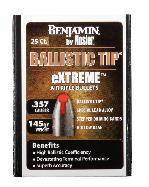 Benjamin BPN357 Extreme .357, 145-Grain Bullet by Nosler