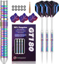 WIN.MAX Darts Metal Tip Set - Professional 90% Tungsten Steel Darts with Extra Flights | 20-28 Grams