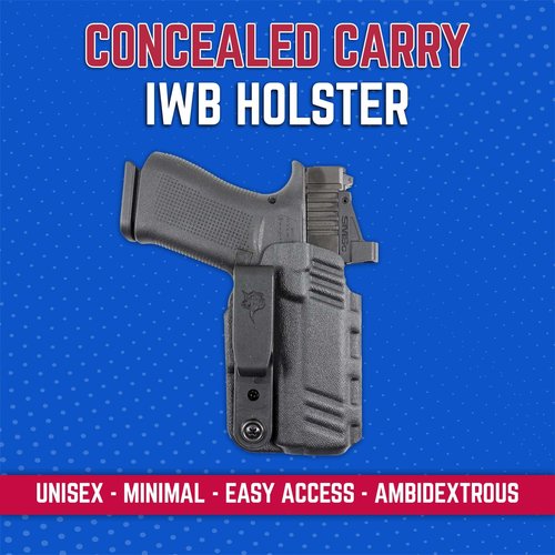 DeSantis Slim-Tuk Holster, Black, FITS: 43 43X, 43X MOS W/ RED DOT SIGHT, 43X MOS W/OUT RED DOT SIGHT