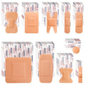 Bandages Variety Pack - 800 Pcs Assorted Bandages Bulk, Large Adhesive Fingertip Bandage, Waterproof Bandage Breathable for First Aid and Protect Wounds (10 Styles)