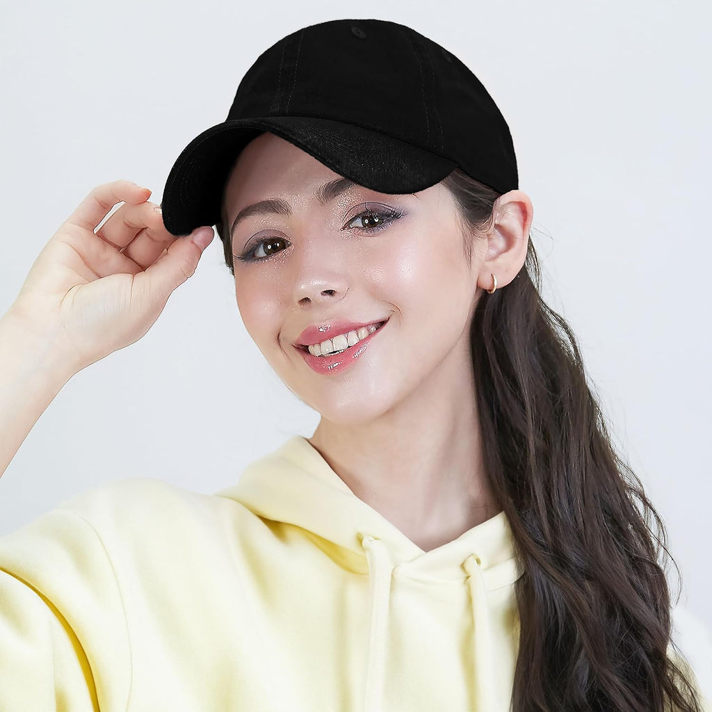Skiennix Cotton Baseball Cap - Adjustable Low Profile Dad Hat for Men & Women | Casual Outdoor Wear