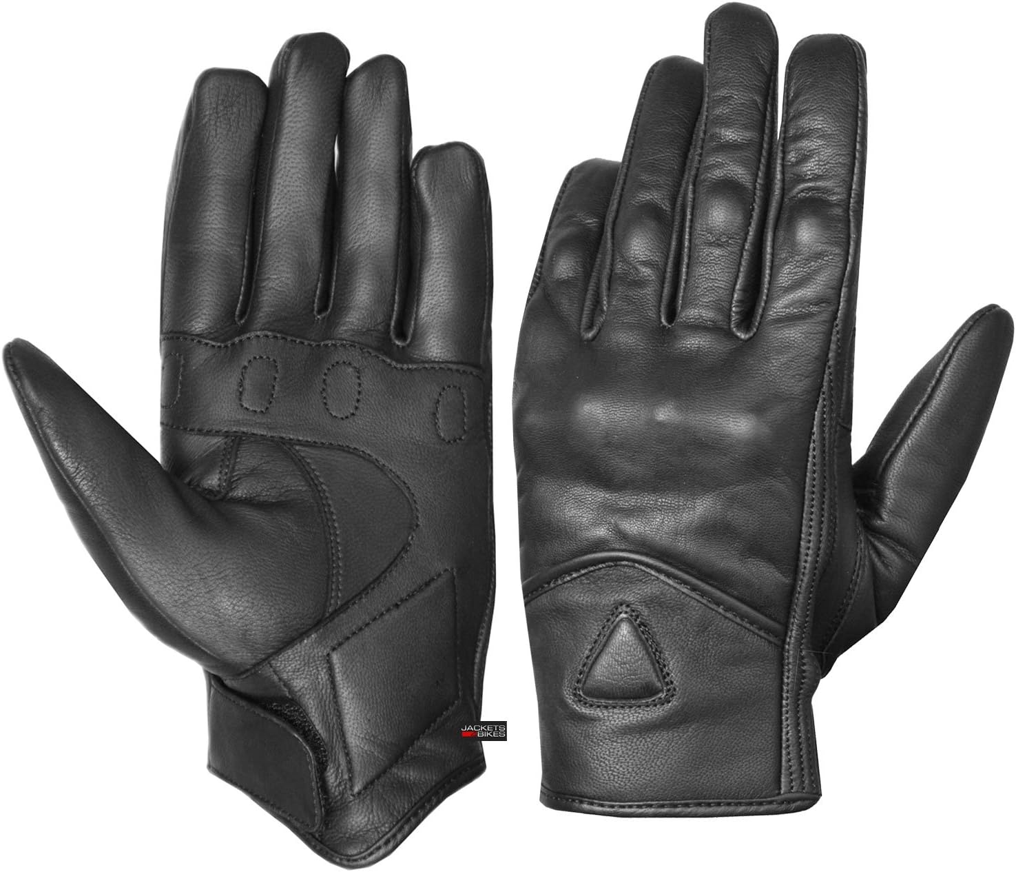 Skiennix Motorcycle Gloves - Premium Leather, Touch Screen, Non-Slip Protection for Men