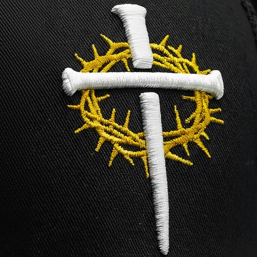 Christian Gifts for Men Women Jesus Cross Faith Adjustable Baseball Cap Religious Gifts for Thanksgiving Christmas 3D Embroidered Cross (US, Alpha, One Size, Black)