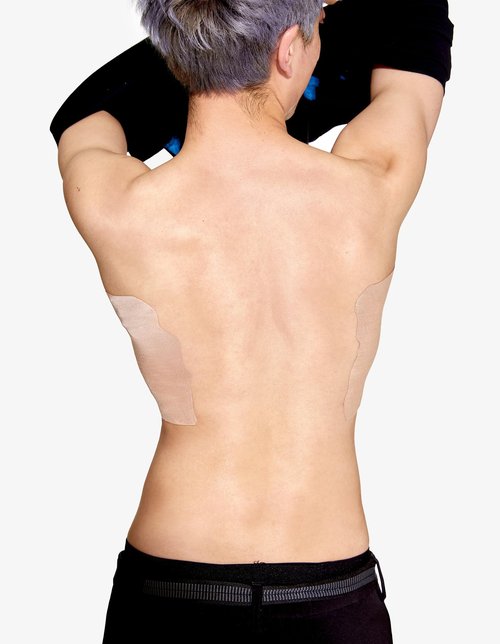 Precut BnDR Tape with Nipple Covers, Extra Wide Chest Binding Tape for FTM Transgender, 3 Inch x 20 pcs
