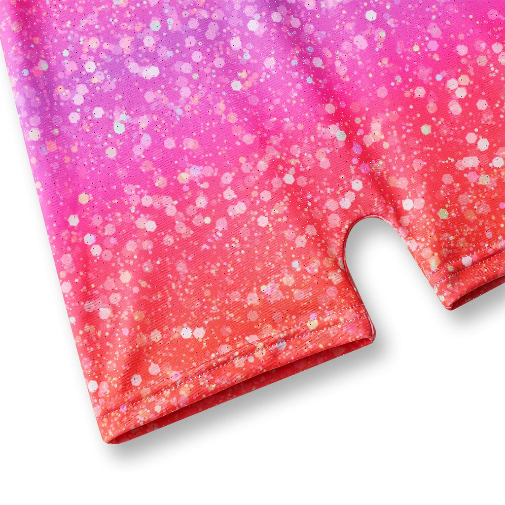 YDMZX Girls Gymnastics Leotard with Built-in Shorts – Sparkly, Durable No-See-Through Fabric, 4-Way Stretch