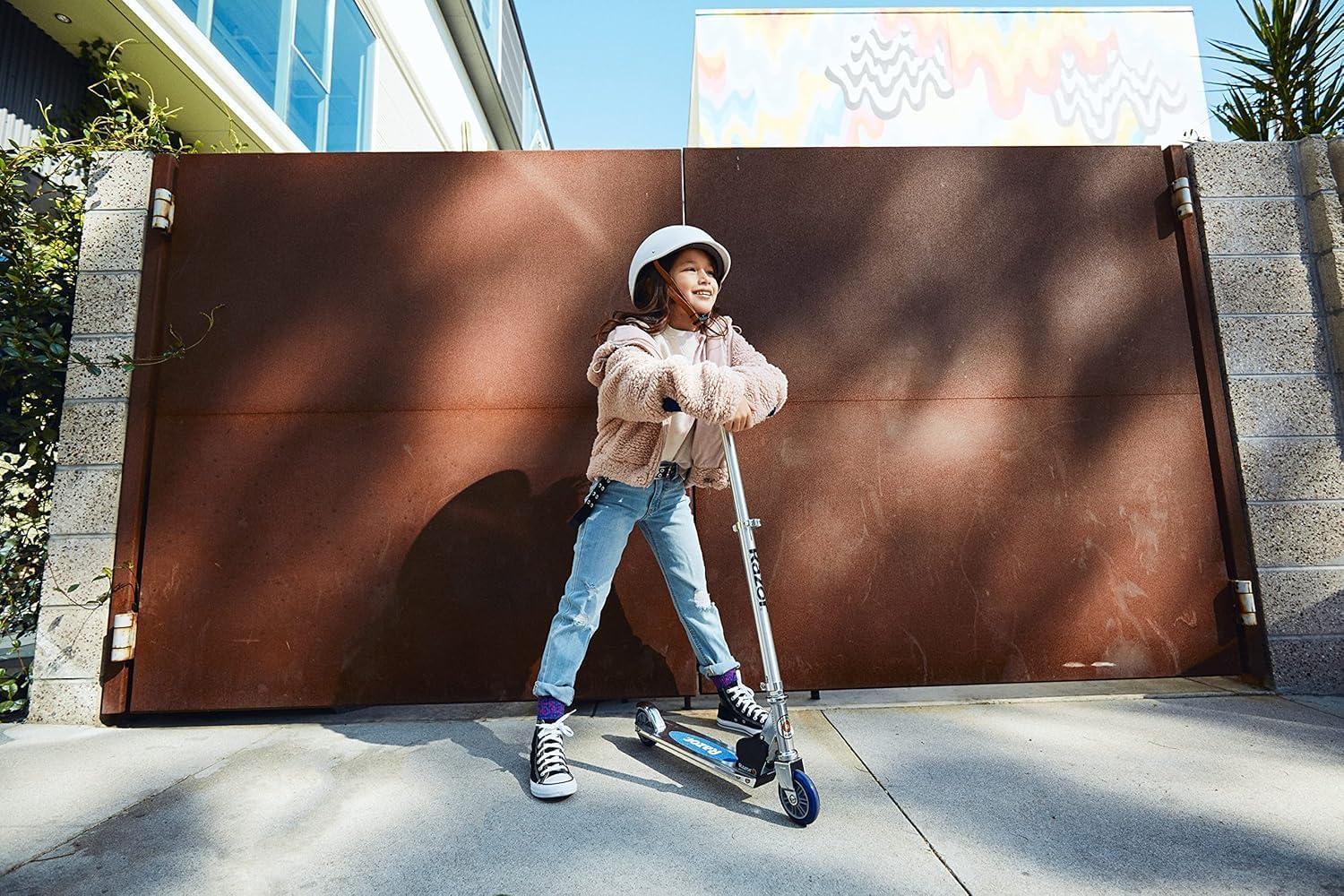 Razor A Kick Scooter for Kids - Lightweight, Foldable Aluminum Frame | Adjustable Handlebars