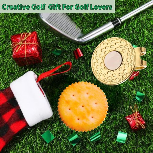Artpreti Golf Ball Marker with a Standard Magnetic Hat Clip, Funny Golf Ball Marker Hat Clip for Men Women, Premium Golf Gifts for Men Women, Golf Accessories for Golf Lovers (Cracker)