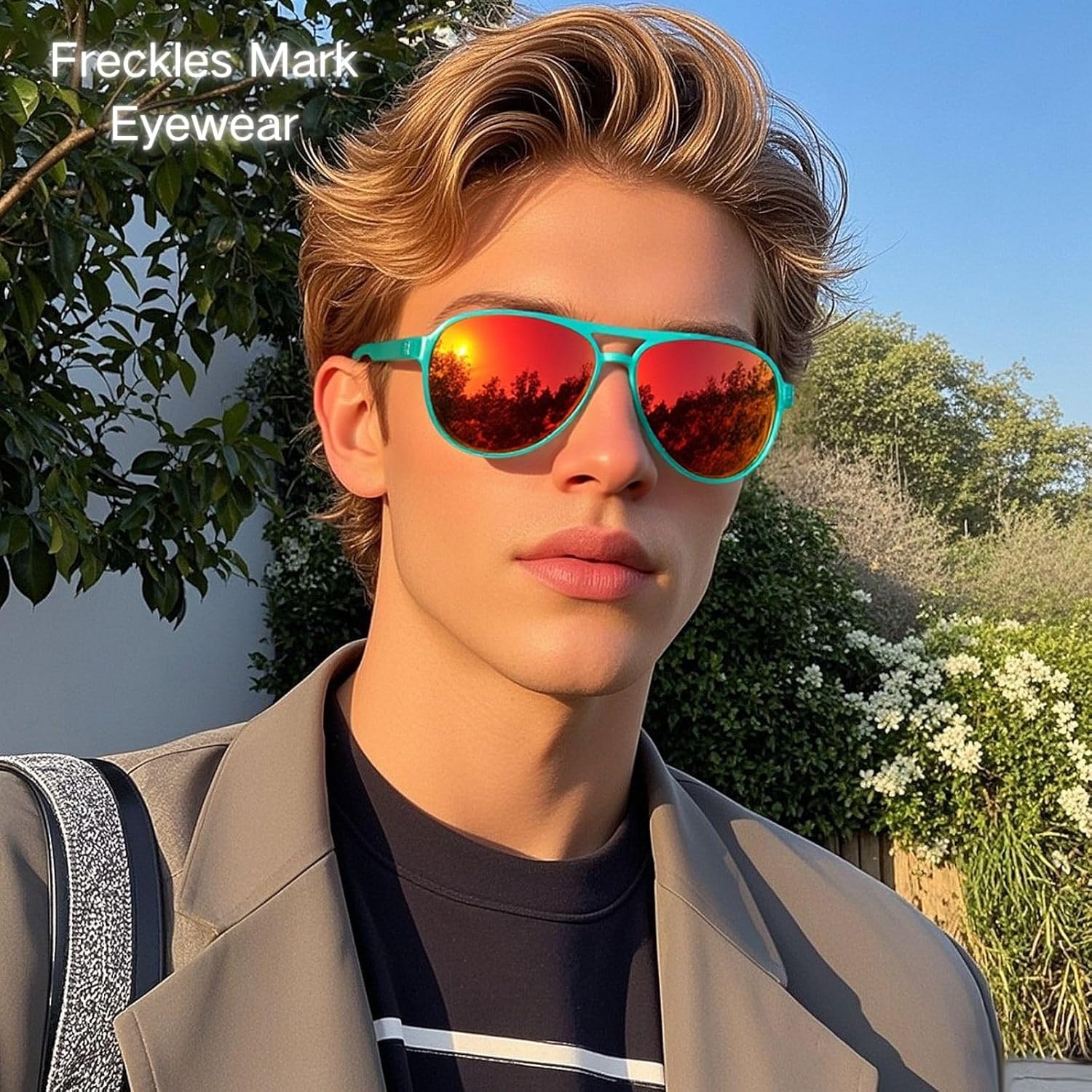 Skiennix Classic Aviator Polarized Sunglasses - Retro 70s/80s Style for Men & Women | Colorful Shades